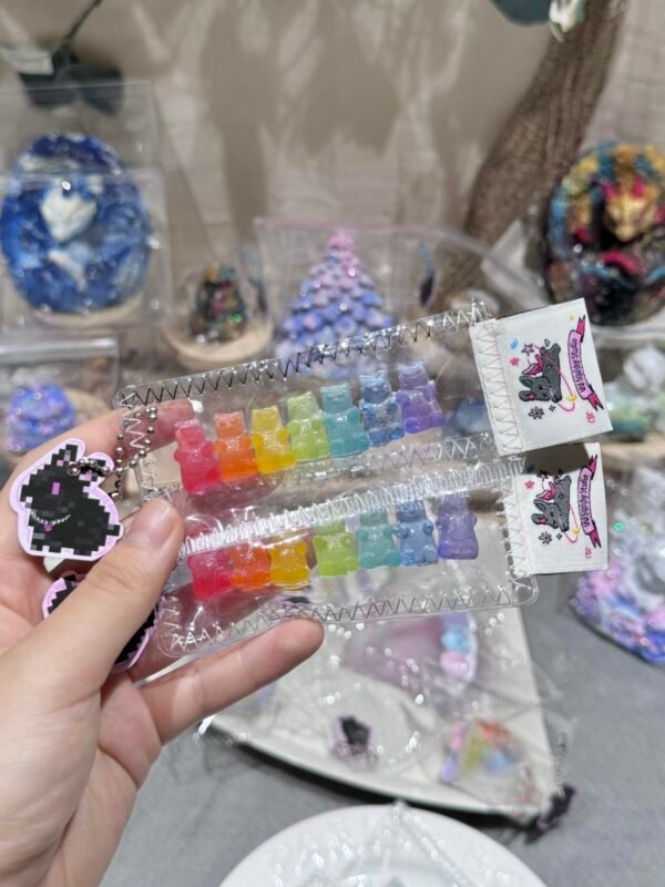 🌈Rainbow Gummy Bear Taba Squishy Toy🌈