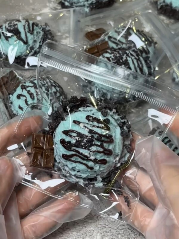 Mint Chocolate Chip Ice Cream Taba Squishy Toy