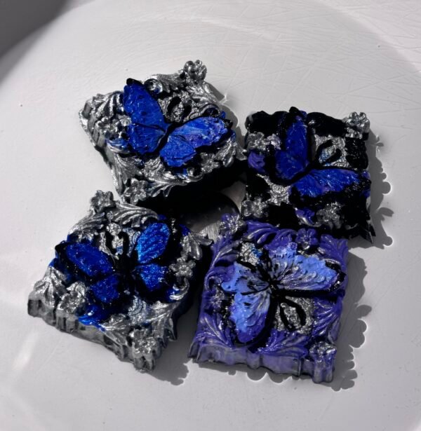 Morpho Majesty Butterfly Brick Squishy - Iridescent Wings & Deep Blue Magic